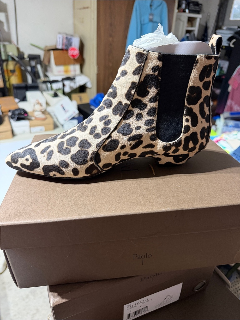 Linea Paolo real fur bootie